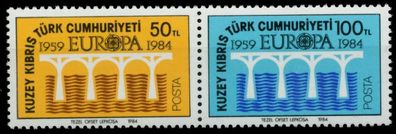 Türkisch-zypern Zusammendrucke Nr 142 + 143 postfrisch WA X92267A