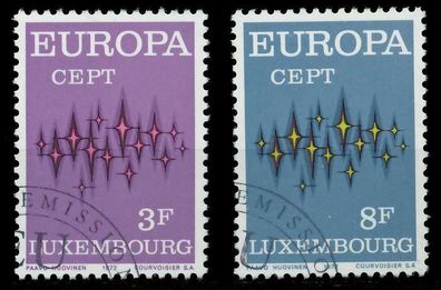 Luxemburg 1972 Nr 846-847 gestempelt X040412