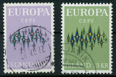 ISLAND 1972 Nr 461-462 gestempelt X040432