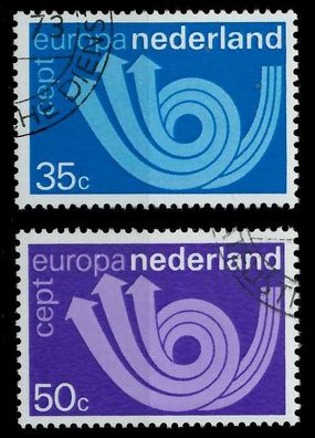 Niederlande 1973 Nr 1011-1012 gestempelt X04065E