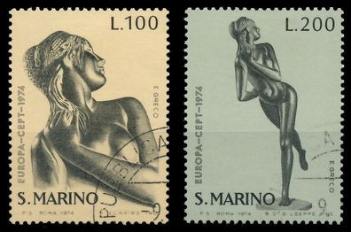 SAN MARINO 1974 Nr 1067-1068 gestempelt X0450FE
