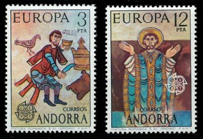 Andorra Spanische POST 1970-1979 Nr 96-97 postfrisch S7C9A8E