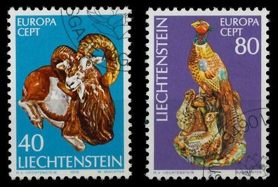 Liechtenstein 1976 Nr 642-643 gestempelt X0456AA