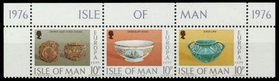 ISLE OF MAN 1976 Nr 85 + 86 87 postfrisch 3ER STR ORA X04B00E