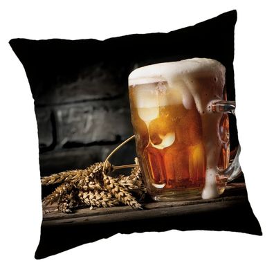 Bier Kissenbezug Maße ca. 40 x 40 cm