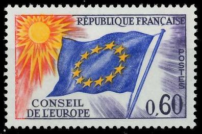 Frankreich Dienstmarken Europarat Nr 12 postfrisch SADFB56