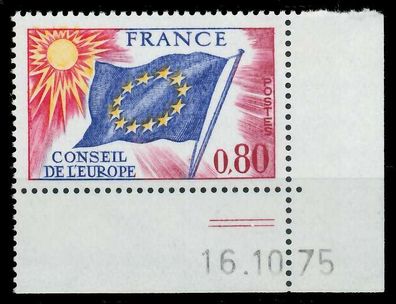 Frankreich Dienstmarken Europarat Nr 17 Br postfrisch E X05B482