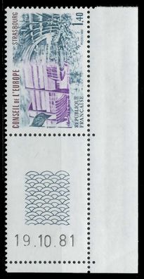 Frankreich Dienstmarken Europarat Nr 27 Br postfrisch X05F5C2