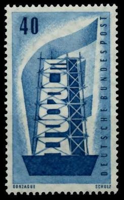 BRD BUND 1956 Nr 242 postfrisch Safaaae