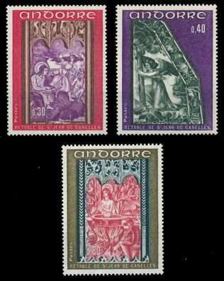 Andorra (FRANZ. POST) 1970 Nr 226-228 postfrisch SB0F03A