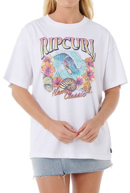 RIP CURL Women Shirt Summer Classic Heritage white - Größe: L
