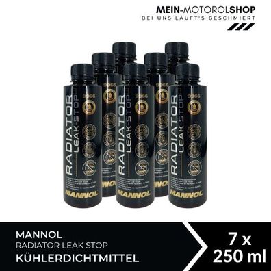 Mannol Radiator Leak Stop Kühlerdichtmittel 7x250 ML