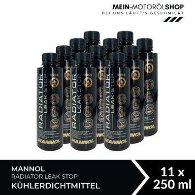 Mannol Radiator Leak Stop Kühlerdichtmittel 11x250 ML