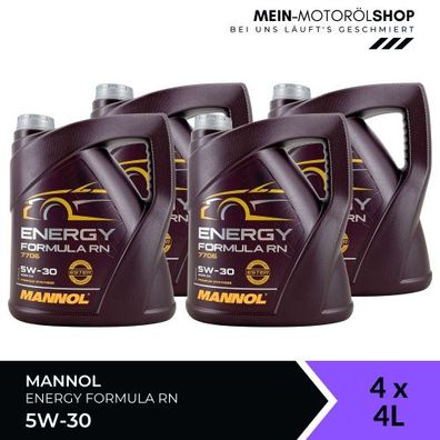 Mannol Energy Formula RN 5W-30 4x4 Liter