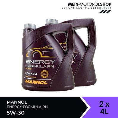 Mannol Energy Formula RN 5W-30 2x4 Liter