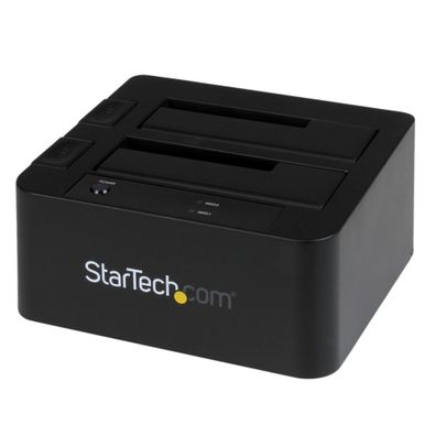 StarTech Dual-Bay USB 3.0 / eSATA Dockingstation für SATA Festplatten - Speicher-Cont