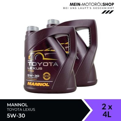 Mannol for Toyota Lexus 5W-30 2x4 Liter
