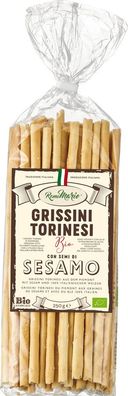 6x RomiMarie Grissini Torinesi BIO mit Sesam 250g