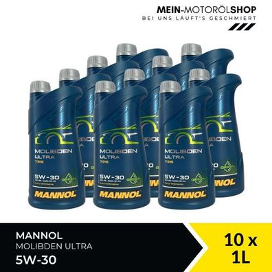 Mannol Molibden Ultra 5W-30 10x1 Liter