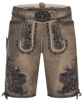 Lederhose Lebenslang mit Gürtel