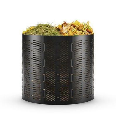 Gartenkomposter 800L Komposter Kompostbehälter für Laub Gras Küchenabfälle Belüftung