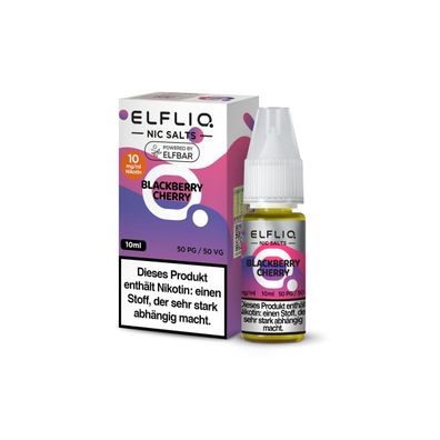 ELFLIQ Blackberry Cherry Nikotinsalz Liquid 10 ml