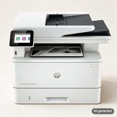 HP LaserJet Pro MFP 4102fdw Schwarzweiß-Multifunktions-Laserdrucker mit WLAN, Fa