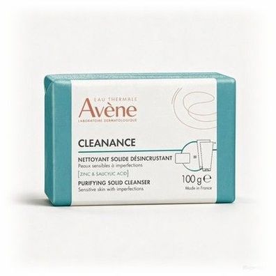 AVENE Cleanance Dermatologischer Stift, Gesichtsreiniger mit Salicylsäure, 100 g