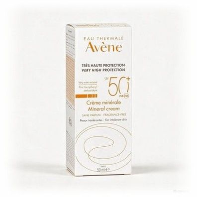 AVENE Sonnencreme SPF 50 Mineralisch Neu, 50 ml