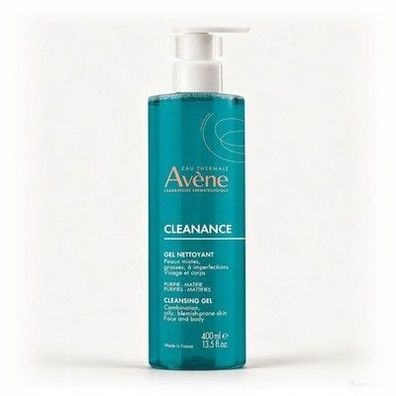 Avene Cleanance Reinigungsgel, Duschgel, 400 ml, Erwachsene, Unisex, Körper & Ge