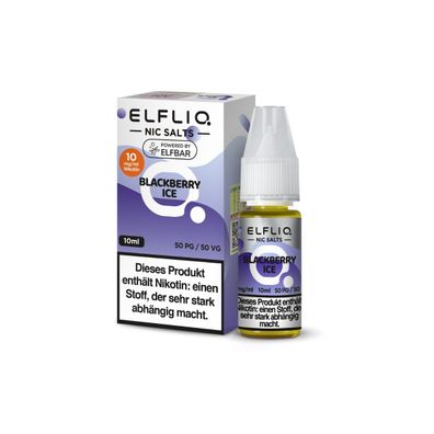 ELFLIQ Blackberry Ice Nikotinsalz Liquid 10 ml