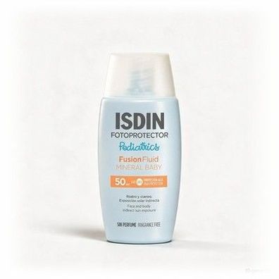 ISDIN Fotoprotector Mineral Baby Pediatrics Sonnencreme Gesicht LSF 50 (50ml) |