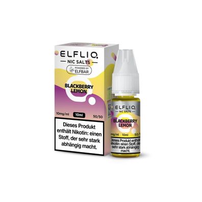 ELFLIQ Blackberry Lemon Nikotinsalz Liquid 10 ml