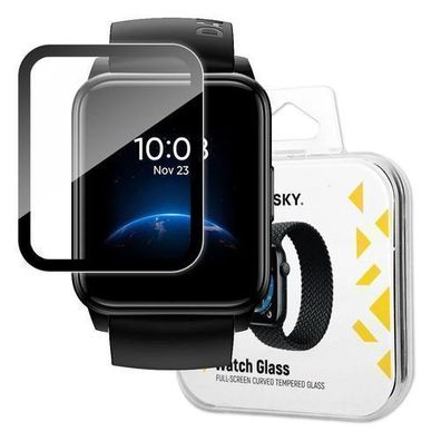 Wozinsky Hybrid Schutzglas für Realme Watch 2 - Schwarz