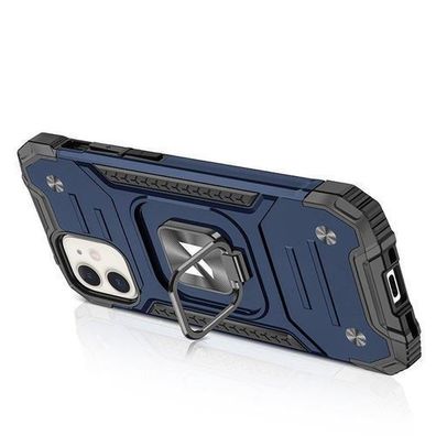Wozinsky Schutzcover mit Magnetring für iPhone 14 Plus - Robustes Design in Blau