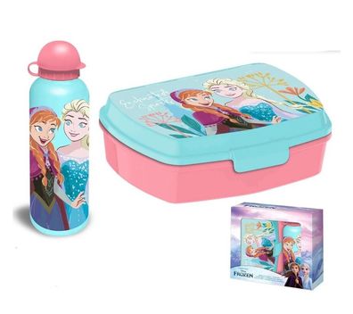 Disney Frozen / Die Eiskönigin - Brotdose & Aluminium Trinkflasche