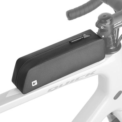 Fahrrad Rahmentasche 0.7L Wasserdicht Oberrohr Front Lenkertasche Schwarz