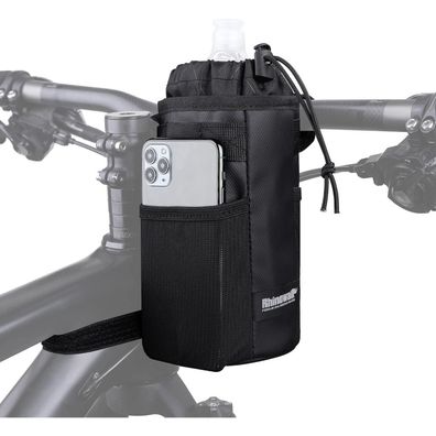 Fahrrad Flaschentasche Lenkertasche Trinkflaschenhalter Isoliert 1,2L Alu-Wärme