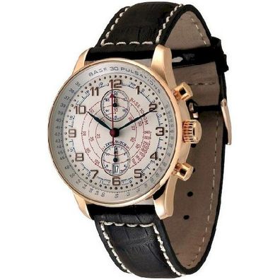Zeno-Watch - Armbanduhr - Herren - Chrono - X-Large Retro - P557BVD-Pgr-f2-Puls