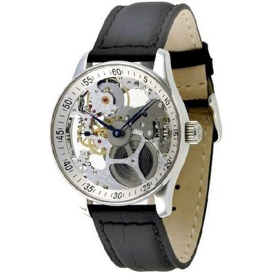 Zeno-Watch - P558-9S-e2 - Armbanduhr - Herren - Handaufzug - X-Large Retro Skeleton