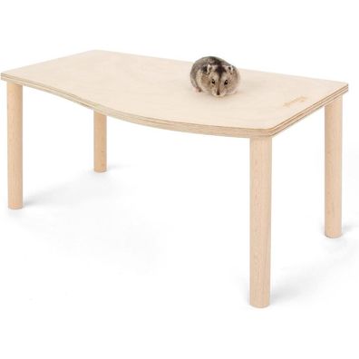 Niteangel Hamsterspielpodest Holz Zwerghamster Syrische Gerbils Mäuse Degus