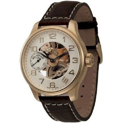 Zeno-Watch - Armbanduhr - Herren - Chrono - OS Retro Skeleton - 8558-9S-Pgg-f2