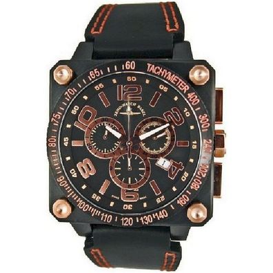 Zeno-Watch - Armbanduhr - Herren - Quarz 3 Chrono Tachymeter - 90240Q-BRG-d6