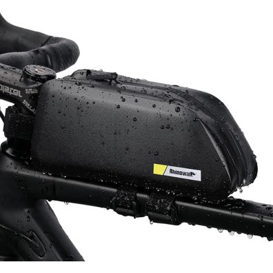 Fahrradtasche Rahmentasche 1.5L Wasserdicht Schwarz-2 7.2 Zoll