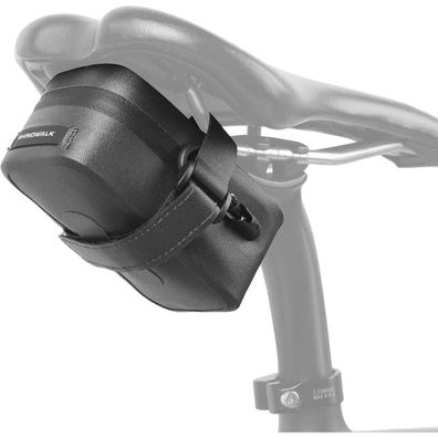 Fahrrad Satteltasche Rhinowalk Schwarz Wasserdicht 0.4L Reflectorsicherheit