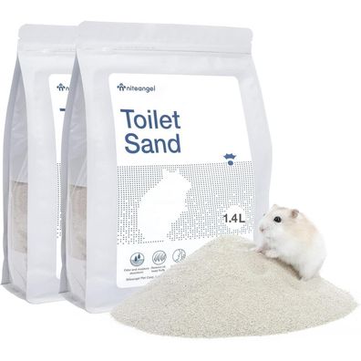 Niteangel Trainingssand für Hamster und kleine Haustiere 2x1,4x2 Blau