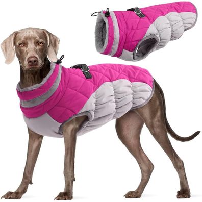 Wasserdicht Hundemantel Winter Warme Jacke für Kleine Mittlere Große Hunde XXL