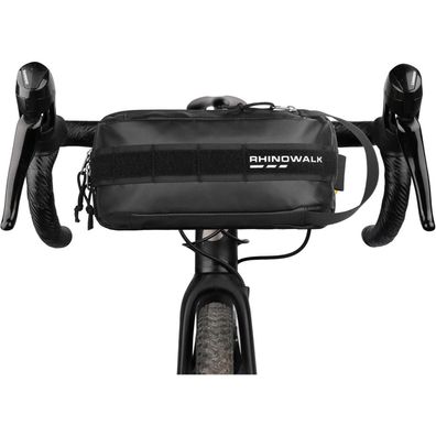 Fahrrad Lenkertasche Vordertasche MOLLE System Schwarz 2.4l