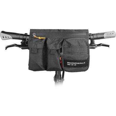 Fahrrad Lenkertasche Vordertasche Aufbewahrungstasche Schultergurt Schwarz 2L