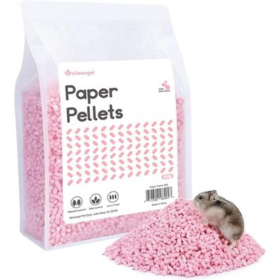 Hamster-Papierpellets Einstreu syrische Zwerghamster Rosa